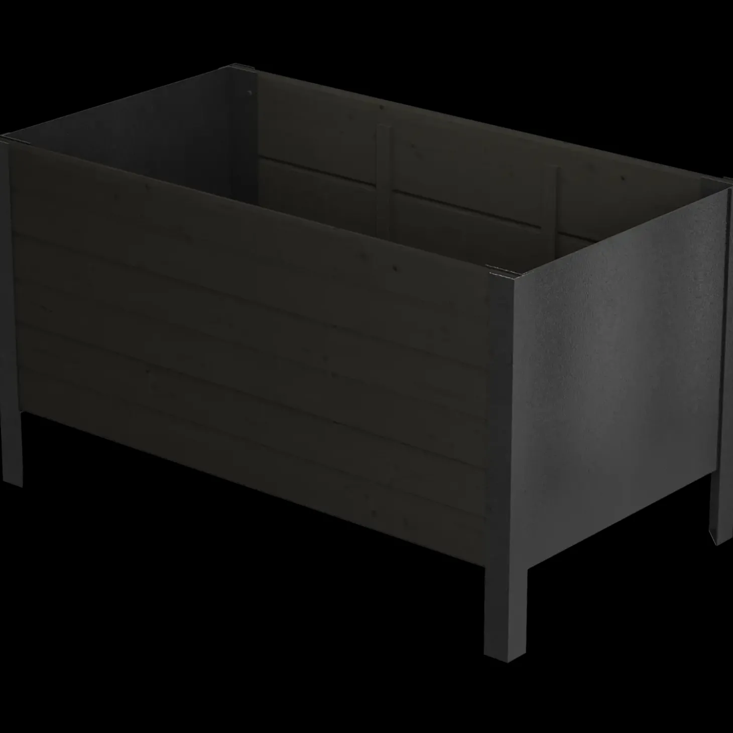 Plus Classic Plantekasse m/stålgavle 83 cm