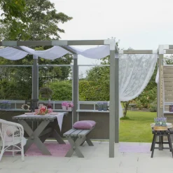 Plus Cubic forlængerbeslag dobbelt til 7x7 cm stolper