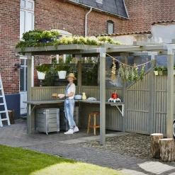 Plus Cubic forlængerbeslag dobbelt til 7x7 cm stolper