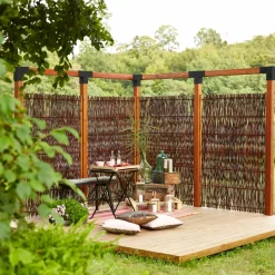 Plus Cubic hjørnebeslag t/stolpe enkelt sort