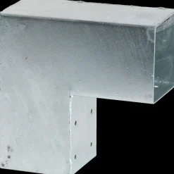 Plus Cubic hjørnebeslag t/stolpe enkelt varmgalvaniseret 7x7 cm