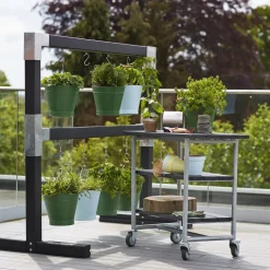 Plus Cubic hjørnebeslag t/stolpe enkelt varmgalvaniseret 7x7 cm