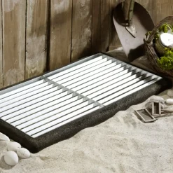 Plus Cubic rist sampak sort gummimåtte - 88x48x4 cm