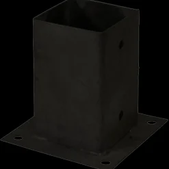 Plus Cubic stolpefod t/fundament 9x9 cm sort