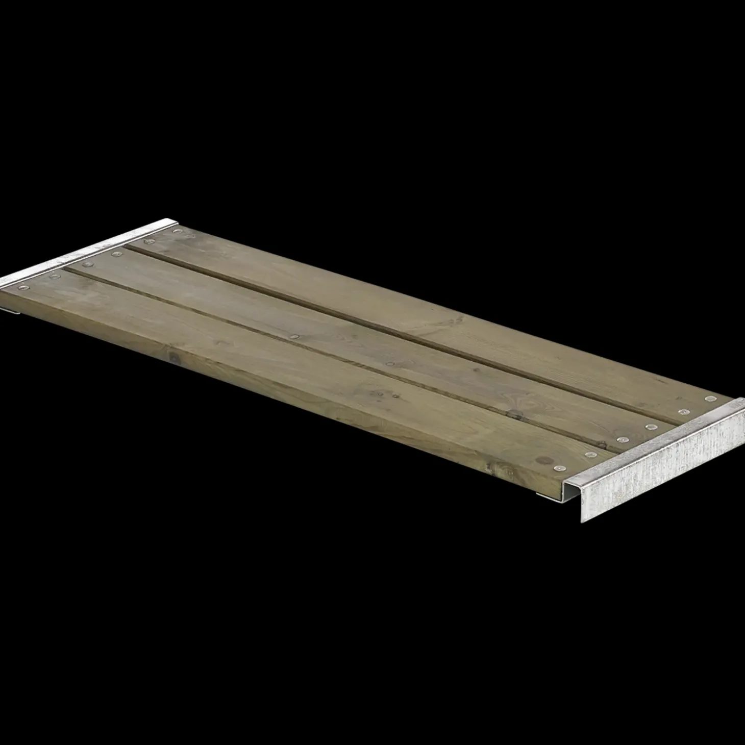 Plus Cubic/PIPE bænk inkl. beslag sort 60 cm