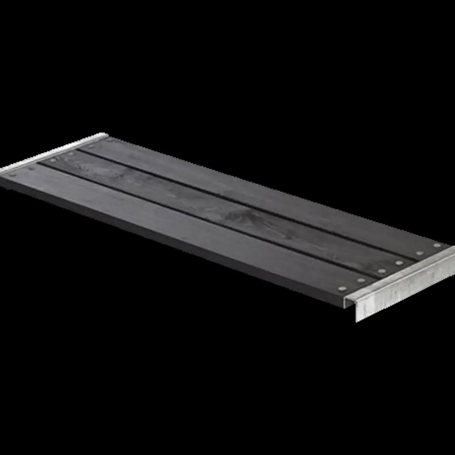 Plus Cubi/PIPE bænk inkl. beslag sort 120 cm