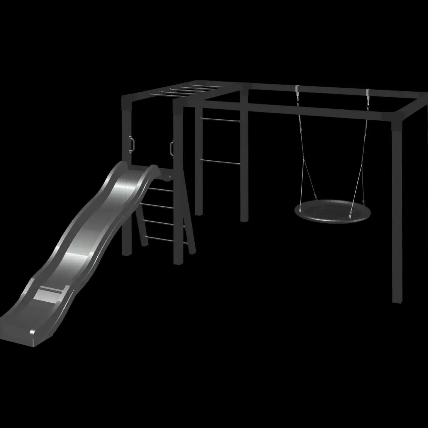 PLUS Daylife gyngestativ Sort model 4