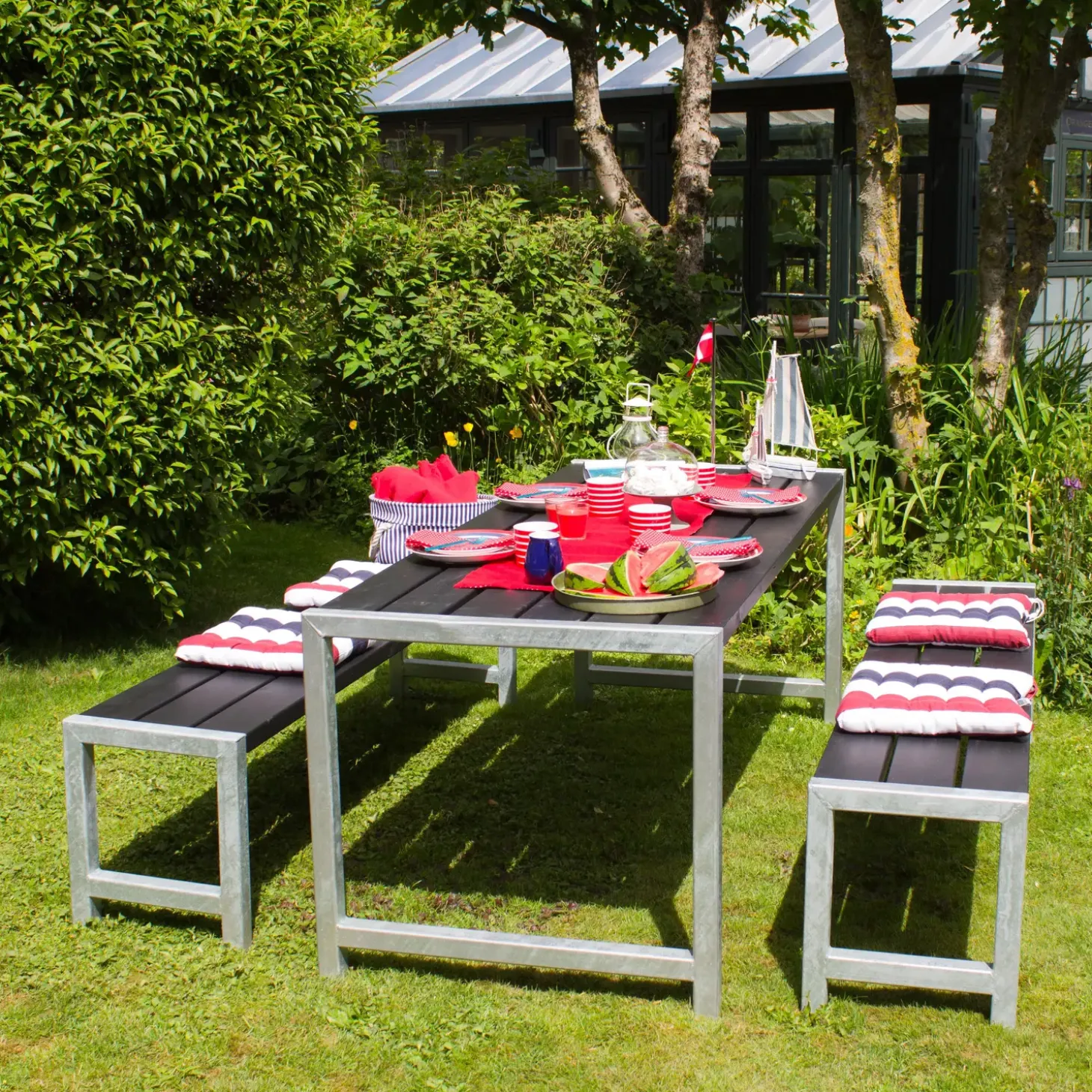 Plus Decora enkeltlåge 100x95 cm sort