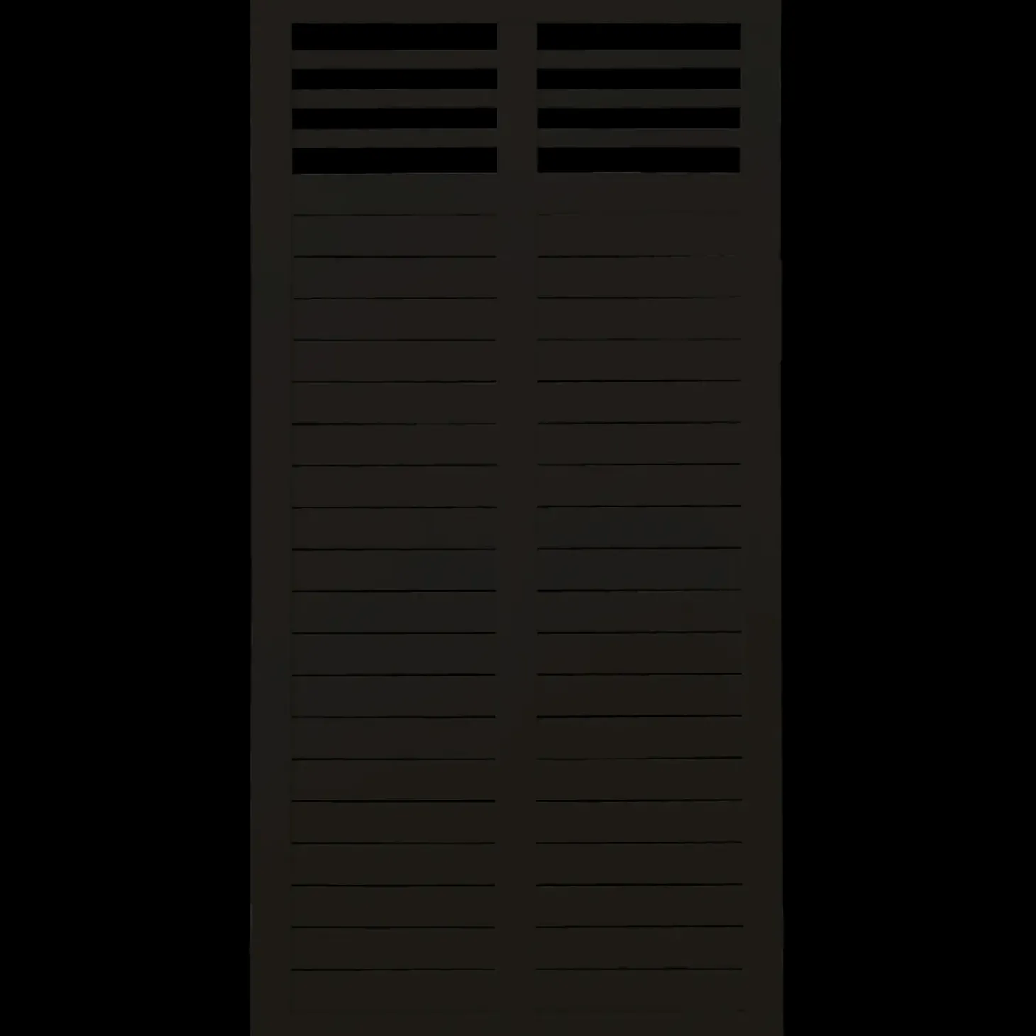 Plus Decora hegn 90x180 cm sort