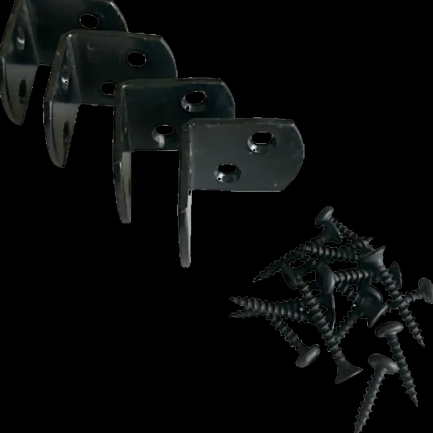 Plus Decora hegn 90x180 cm sort