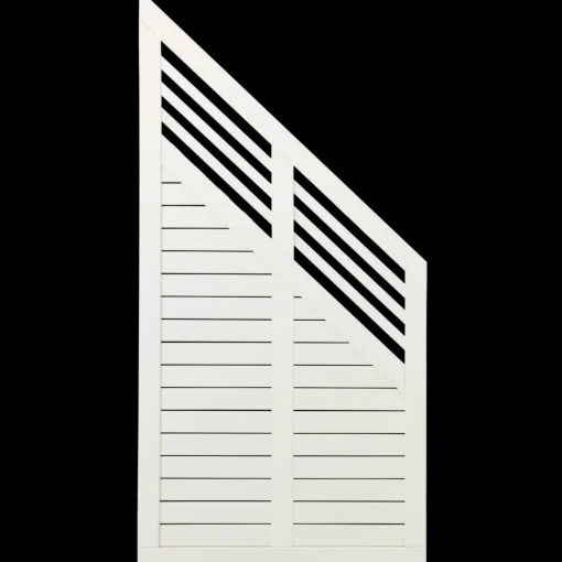 Plus Decora skråelement 90x180/95 cm hvid