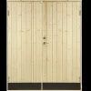 Plus dobbeltudhusdør panel inkl. karm HU 1278x187,8mm