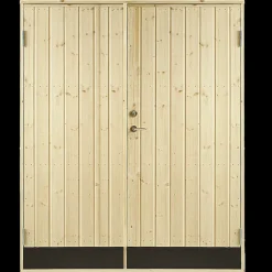 Plus dobbeltudhusdør panel inkl. karm HU 1278x187,8mm
