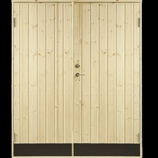 Plus dobbeltudhusdør panel inkl. karm HU 1278x187,8mm