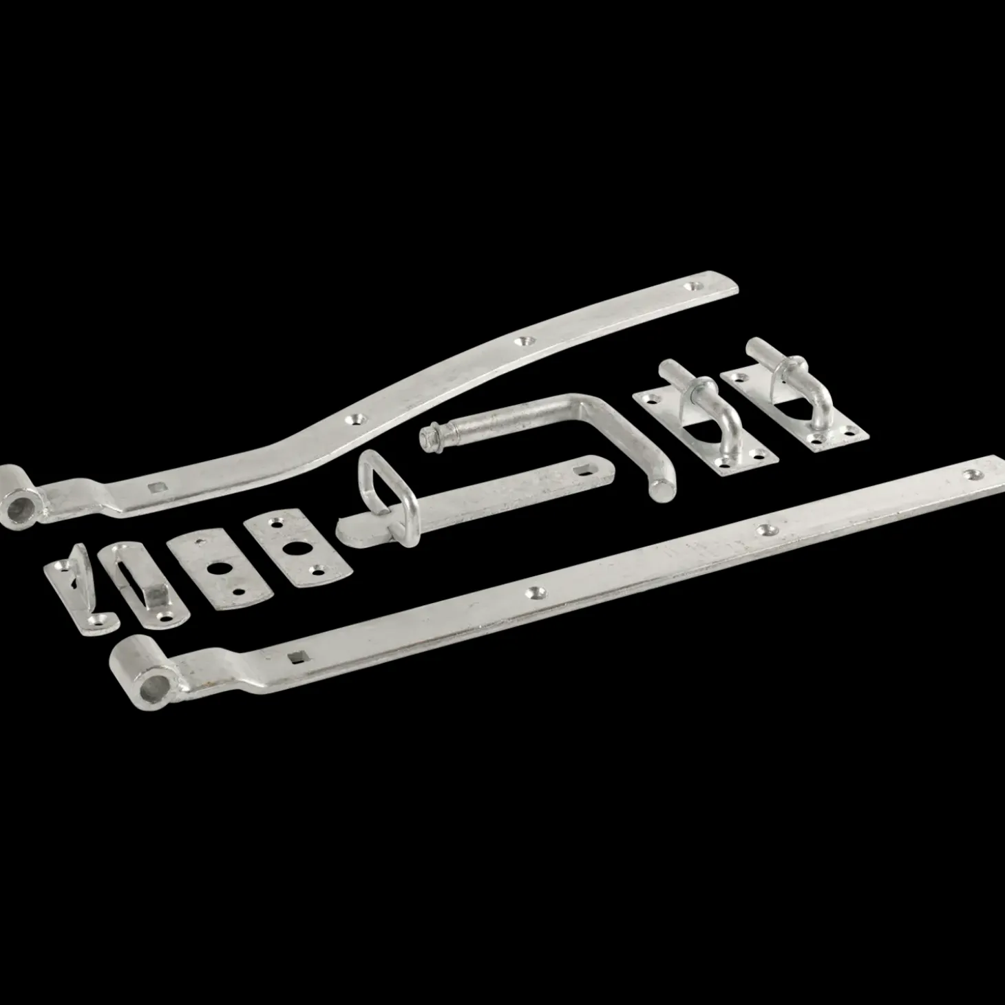 Plus elementbeslag 3x7 cm 4 stk varmgalvaniseret