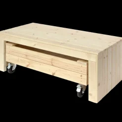 PLUS Fun sandkasse m/hjul og bænk 120 cm