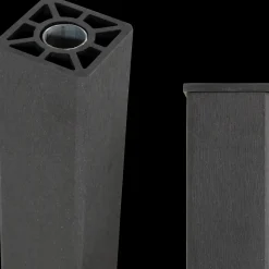 Plus glashegn t/rund stolpe 90x91 cm frosted