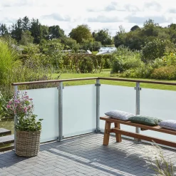 Plus glashegn 55,4x176 cm klart