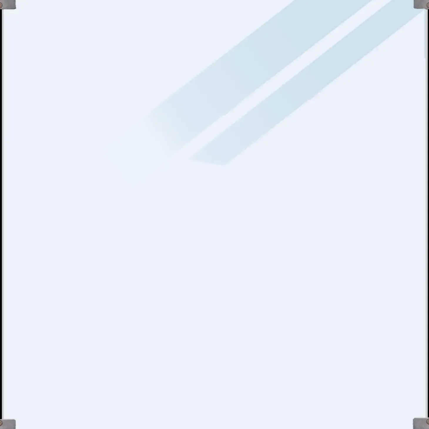 Plus glashegn 55,4x176 cm klart