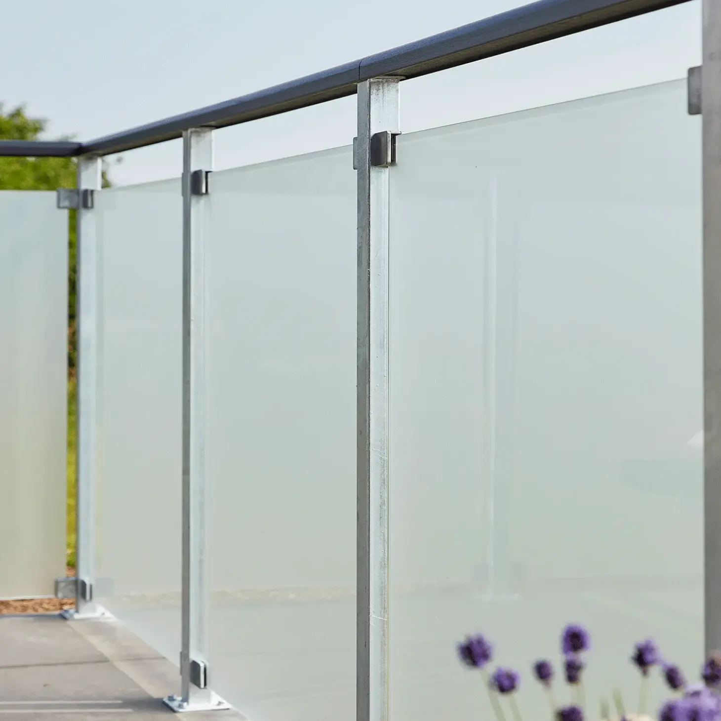 Plus glashegn 55,4x176 cm klart