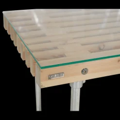 Plus Glasplade m/poleret kant 137,5x75,5 cm