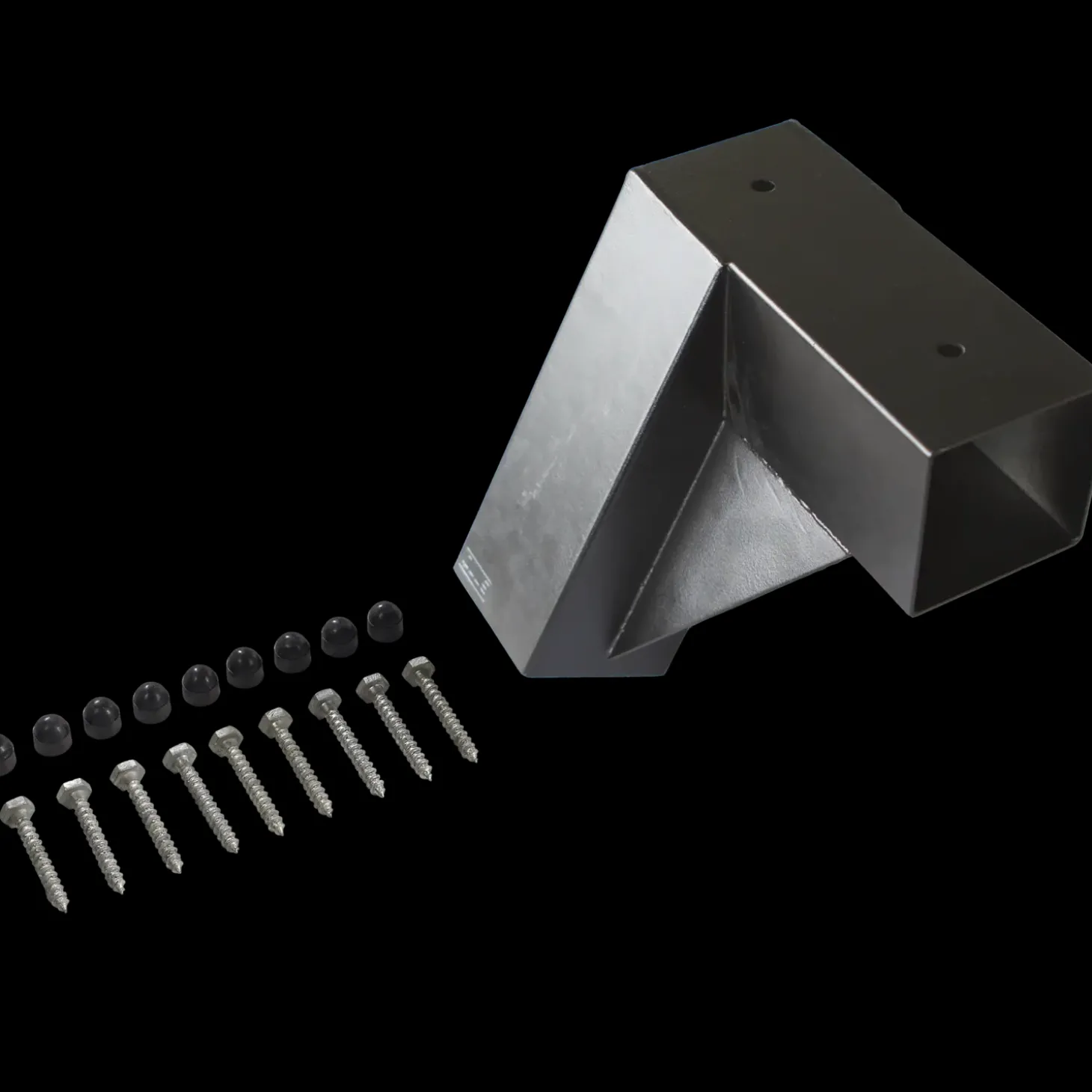 Plus Gyngestativ Luksus i sort inkl. 2 gråsorte gyngesæder