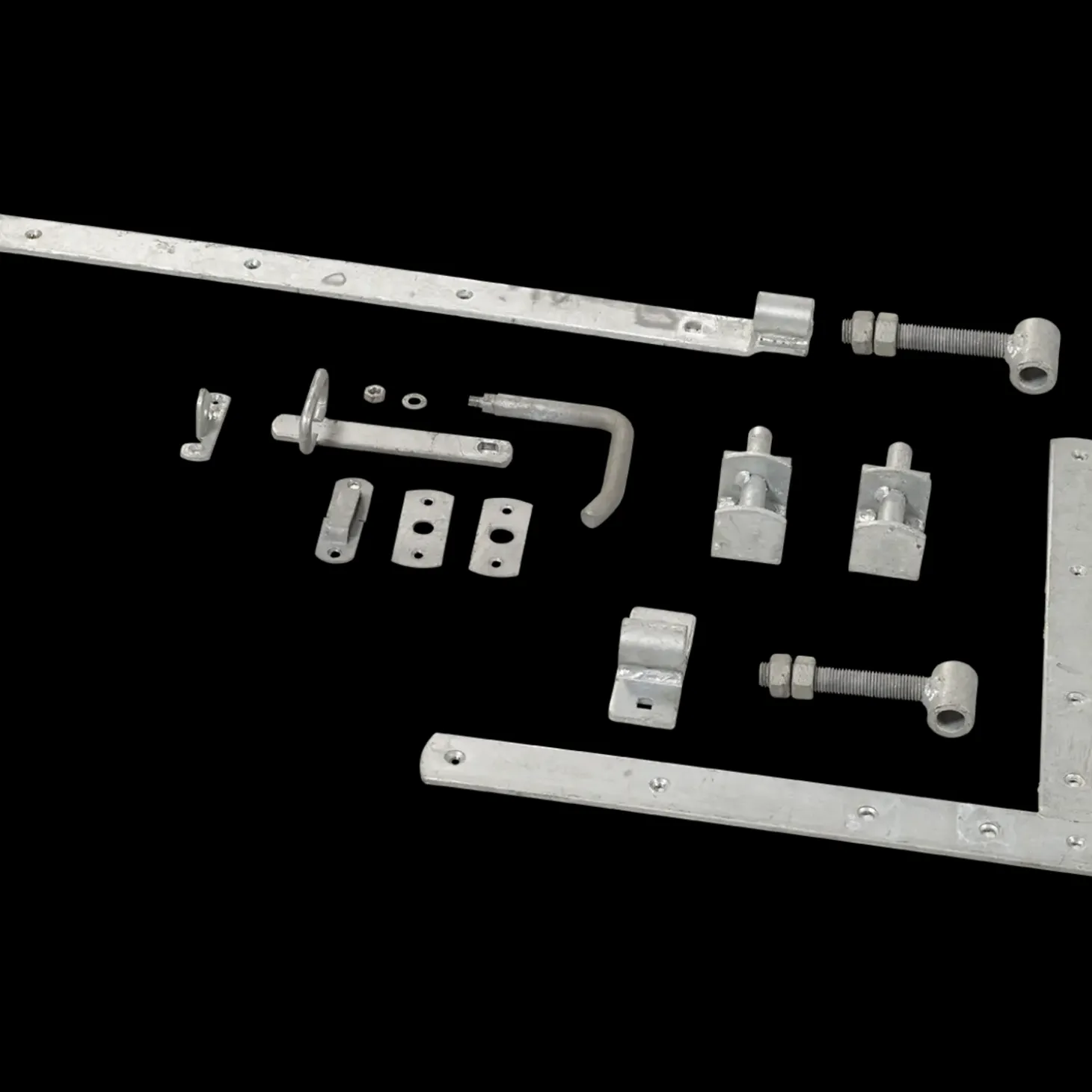 Plus Harmoni Enkeltlåge inkl. beslag 100x107 cm sort