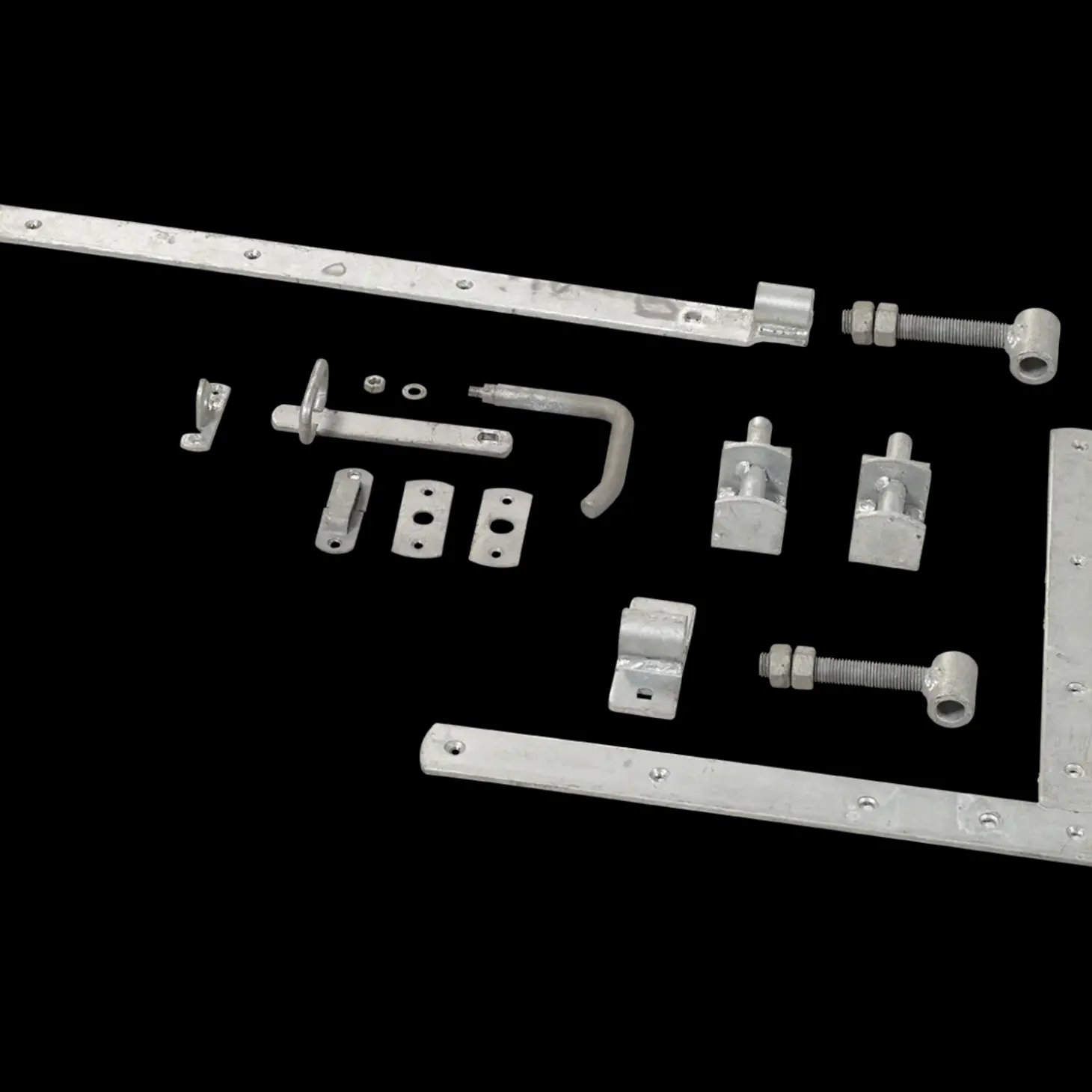 Plus Harmoni Enkeltlåge inkl. beslag 100x140 cm sort
