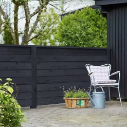 PLUS Klink Profilhegn 174×91 cm Sort