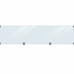 PLUS Klink Profilhegn m/glas 174×163 cm