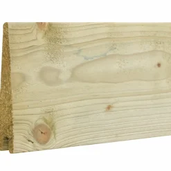 Plus Klink profilhegn m/glas 174x125 cm trykimprægneret