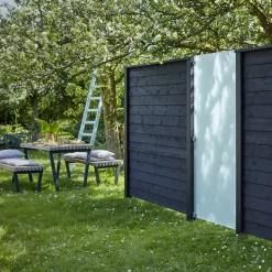 Plus Klink profilhegn 174x91 cm sort