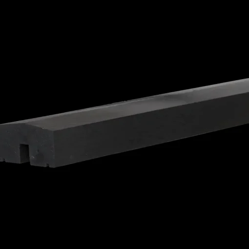 PLUS Klink/Plank mellem/topafslutning længde 174 cm Sort