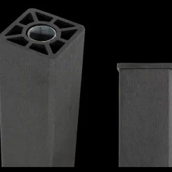 Plus kompositstolpe 90x90 mm længde 98 cm skifergrå