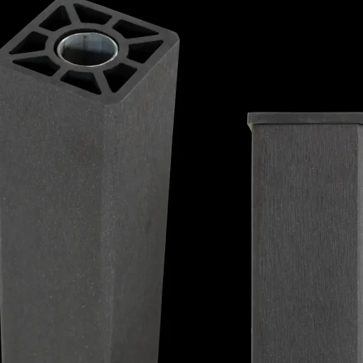 Plus kompositstolpe 90x90 mm længde 98 cm skifergrå