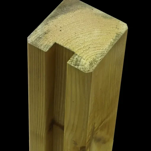 PLUS Krydsskåret Profilstolpe m/1 spor 9×9×188 cm