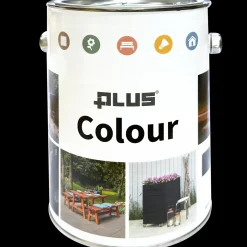 PLUS lasurfarve Sort 2½ ltr.