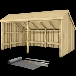 Plus Multi havehus 10,5 m² 2 moduler med åben front