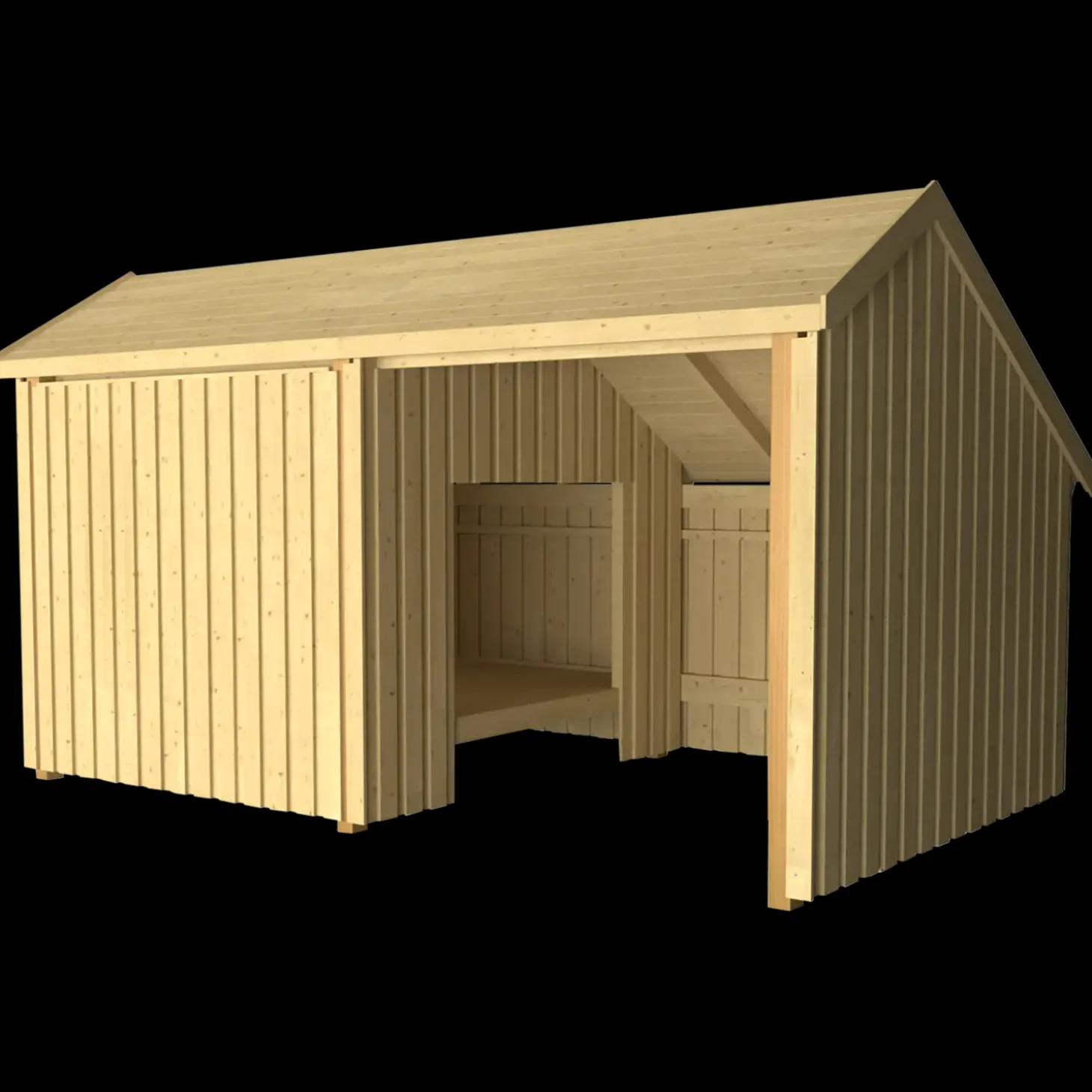 Plus Multi shelter 2 moduler med shelter og opholdsrum Inkl. beslag/skruer og shelter bund