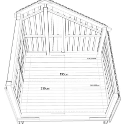Plus Multi shelter 2 moduler med shelter og opholdsrum Inkl. beslag/skruer og shelter bund