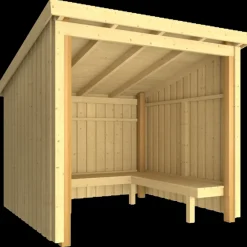 Plus Nordic bålhytte 5 m2 - Type 1A