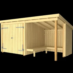 Plus Nordic bålhytte/havehus 9,5 m2 - Type 1A