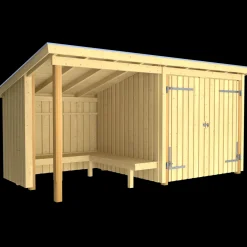 Plus Nordic bålhytte/havehus 9,5 m2 - Type 1A