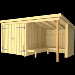 Plus Nordic bålhytte/havehus 9,5 m2 - Type 1A