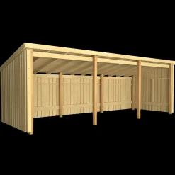 Plus Nordic Multi havehus 14 m² 3 moduler med åben front