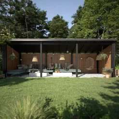 Plus Nordic Multi havehus 14 m² 3 moduler med åben front
