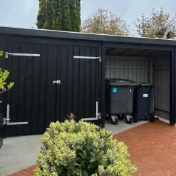 Plus Nordic Multi havehus 4,7 m² 2 moduler med dobbeltdør og åben front