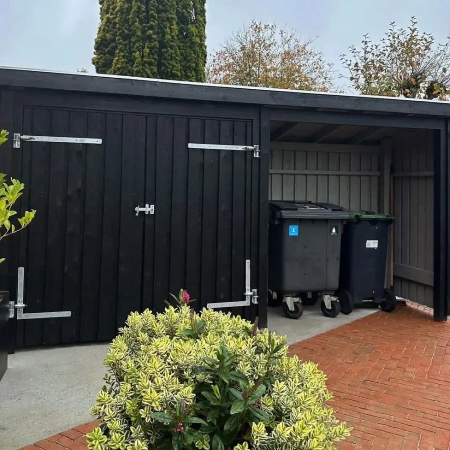 Plus Nordic Multi havehus 4,7 m² 2 moduler med dobbeltdør og åben front