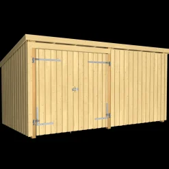 Plus Nordic Multi havehus 9,5 m² 2 moduler med dobbeltdør lukket front