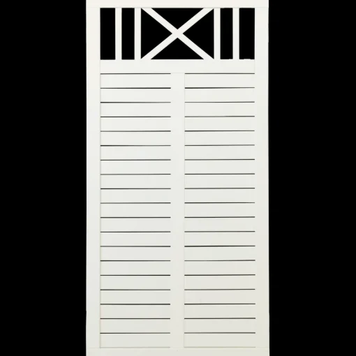 Plus Nostalgi hegn 90x180 cm hvid